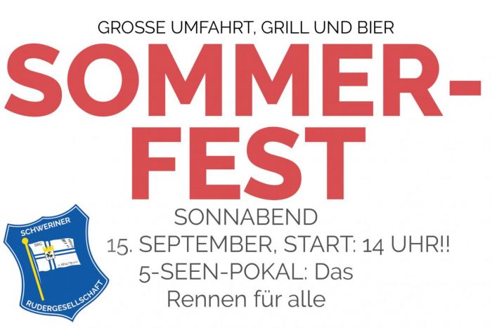 Sommerfest der SRG am 15.9., 14 Uhr ist erster Start