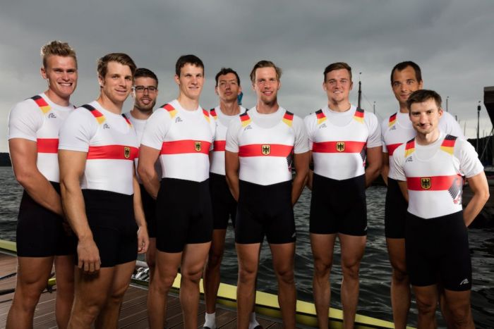 Das Team Deutschlandachter 2016. Foto: DRV/Christian Schwier.