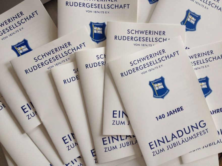 Stapel Jubiläumseinladungeen