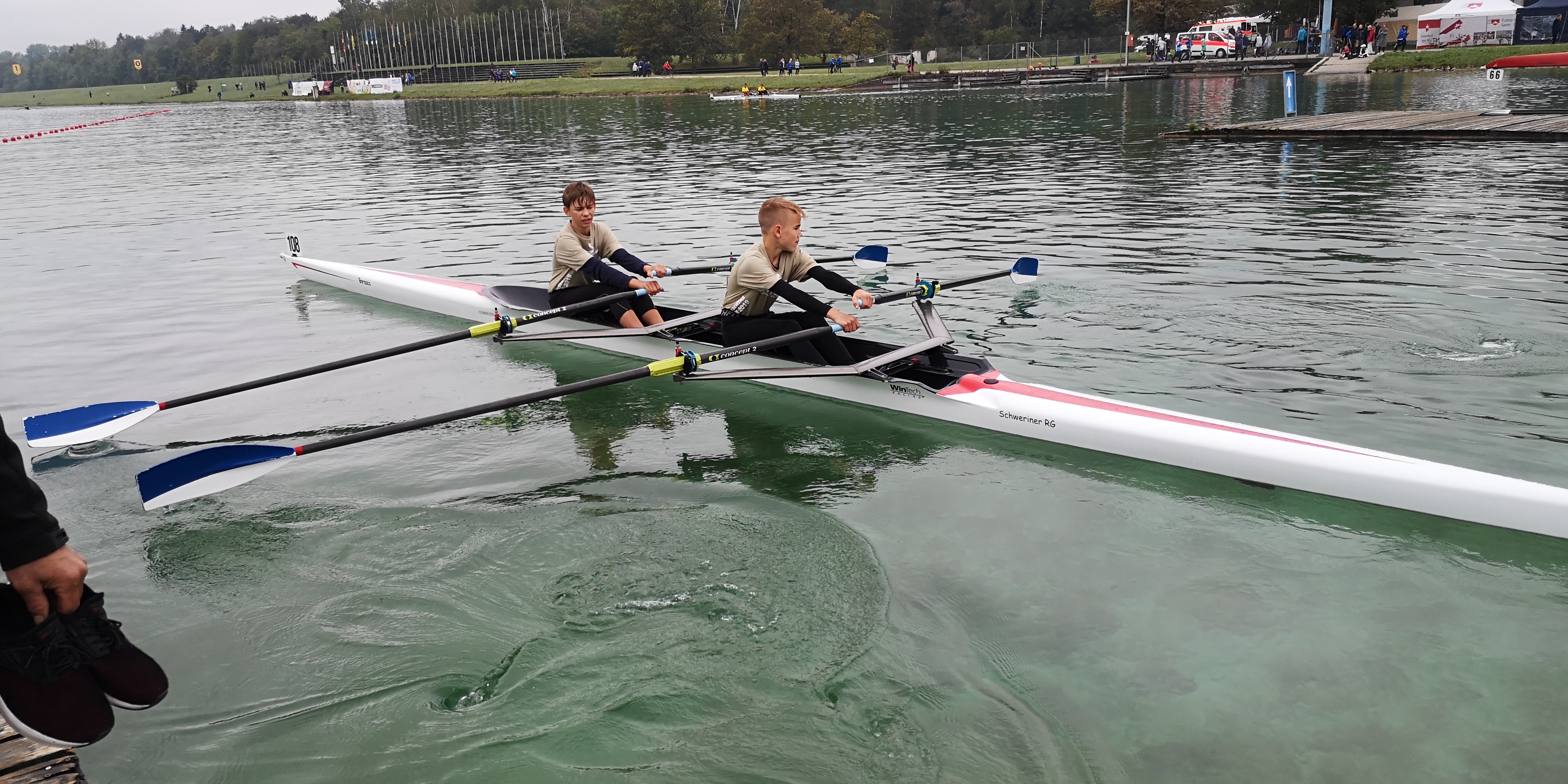 Philipp und Flint auf dem Weg zu Ihrem A Finale